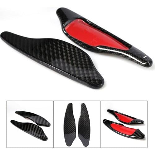 For Chevrolet Corvette C7 Car Steering Wheel Shift Paddle Shifter Extension Carbon Fiber 2014 2015 2016 2017 2018 2019