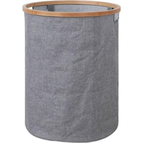Capacity Laundry Clothing Basket Water-Resistance Bin Cotton Dirty Clothes Toy Storage Pocket Washing Machine