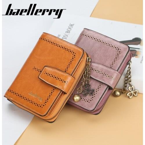 Baellery Female Bag Minimalist Wallets For Women Men Lady Zipper Pocket Short Card Holder Coin Bag Men Purse porte monnaie femme