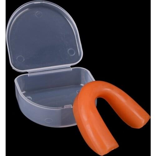 1 Set New Health Shock Sports Mouthguard Mouth Guard Teeth Protect for Boxing Basketball Top Grade Gum Shield A Replacement