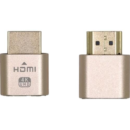 10PCS Virtuelle Display 4K HDMI-compatible DDC EDID Dummy Stecker EDID Display Virtuelle Stecker Dummy Emulator Adapter