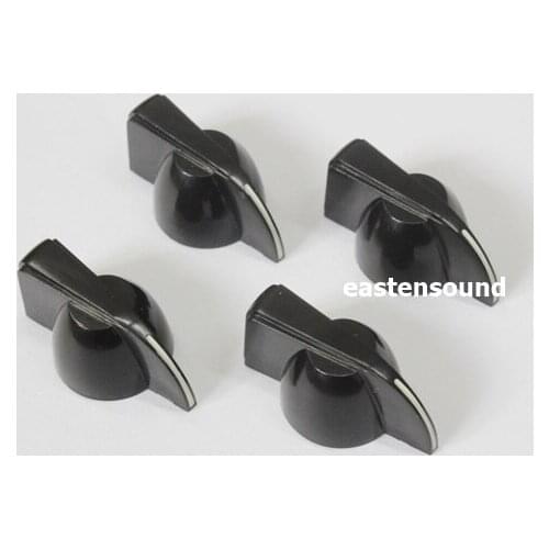 4Pc Plastic Knob Buttons Cap for Electric Guitar Amplifiers Parts From korea