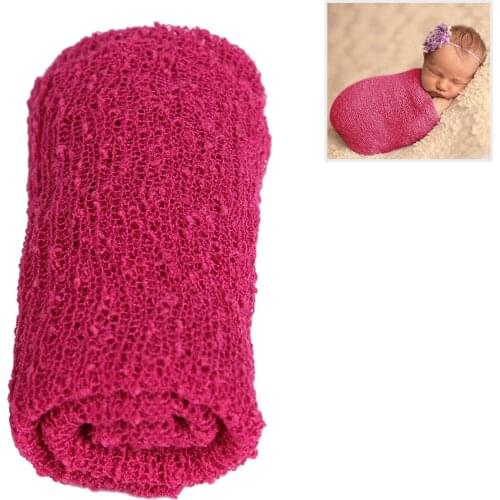 5 Colors Baby Photography Props Blanket Wraps 40*150cm Soft Newborn Photography Wraps Baby Photo Props Newborn Photo Accessories