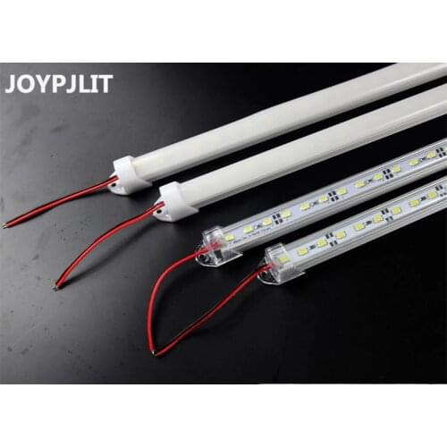 5630 5730 SMD LED Bar Light 72LEDs/m LED Strip DC 12V 24V 5630 LED Tube Hard LED Strip Lamp Free shipping
