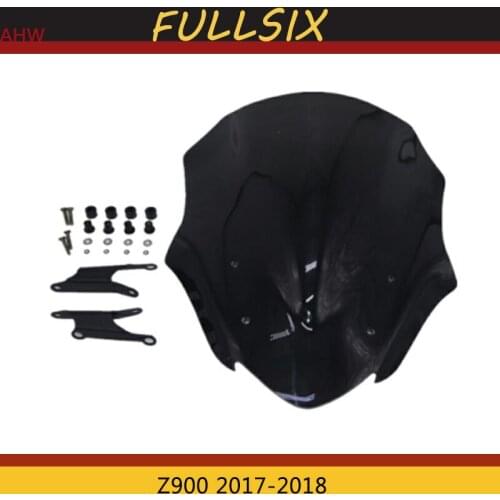 For KAWASAKI Z900 Z 900 2017-2018 Motorcycle Accessories Windscreen Windshield Plus long section Increase high
