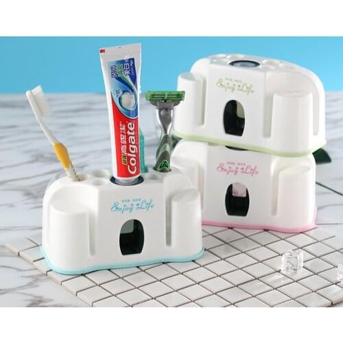 Automatic Toothpaste Dispenser Hand Free Toothpaste Squeezer Wall Mounted Toothpaste Holder Toothpaste Suqeezing Tools