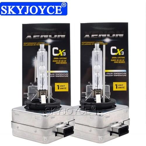 SKYJOYCE 2PCS 12V Car Light Xenon 12V 35W 6000K 4300K 5000K 8000K For Auto Headlight Bulb Ballast hid D1S D2S D3S D4S HID Bulb