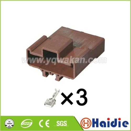 Free shipping 2sets sumitomo 7.8mm 3pin HD series electric auto wire harness male connector 6098-0208