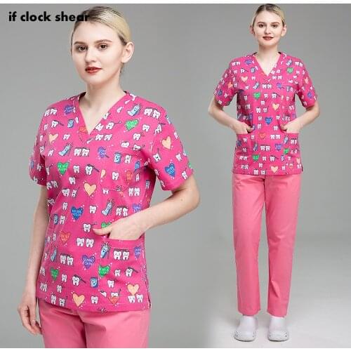 Pet Hospital Nurse Uniform Medical Scrubs Dentistry Doctor Overalls Lab Coat Medical Nursing Uniform Surgical Uniforms Pharmacy