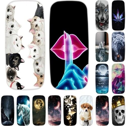 Phone Case For Nokia 105 2019 Case TPU Painted Silicone Fundas For Nokia 105 2019 TA-1203 1.77 inch Cover Back Soft Bumper