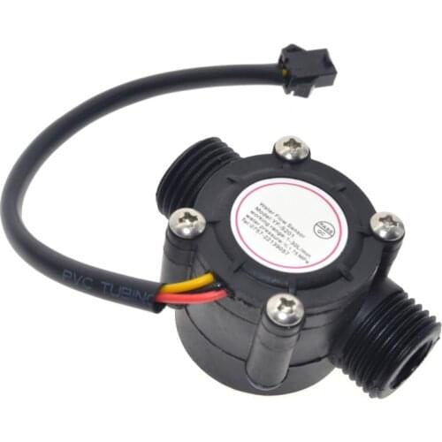 Water flow sensor flowmeter Hall flow sensor Water control 1-30L/min 2.0MPa YF-S201