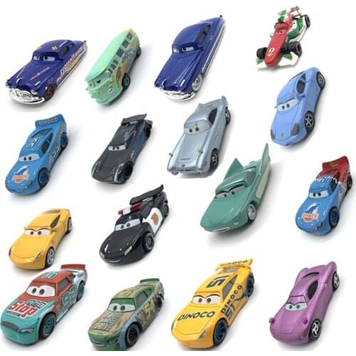 Disney Pixar Cars 2 3 Lightning 39 Style Mcqueen Mater Jackson Storm Ramirez 1:55 Diecast Vehicle Metal Alloy Boy Kid Toys Gift