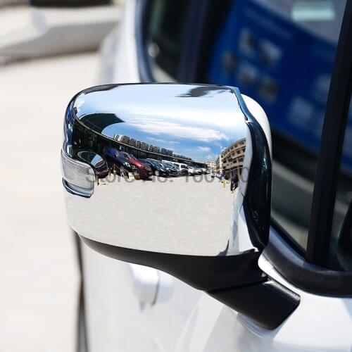 FOR JEEP RENEGADE 2015 2016 CHROME SIDE MIRROR SIGNAL LIGHT REAR VIEW COVER TRIM MOLDING CAP OVERLAY STYLING BEZEL GARNISH