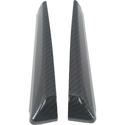 For Toyota CHR C-HR 2017 2018 2019 2020 Carbon Fiber Car Interior Inner Door Window A Pillar Trim Sticker Accessories