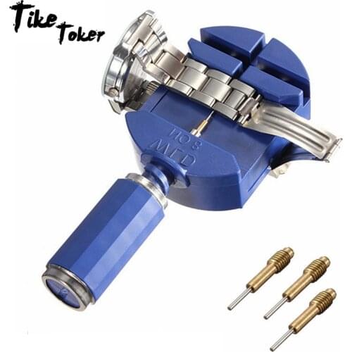 TIke Toker,Watchs repair tool Watch Link For Band Slit Strap Bracelet Chain Pin Remover Adjuster Repair Tool Kit 28mm For clock