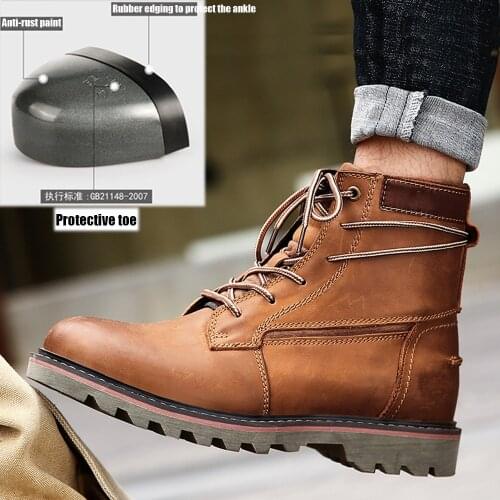 LTSUYO Men's Motorcycle Boots