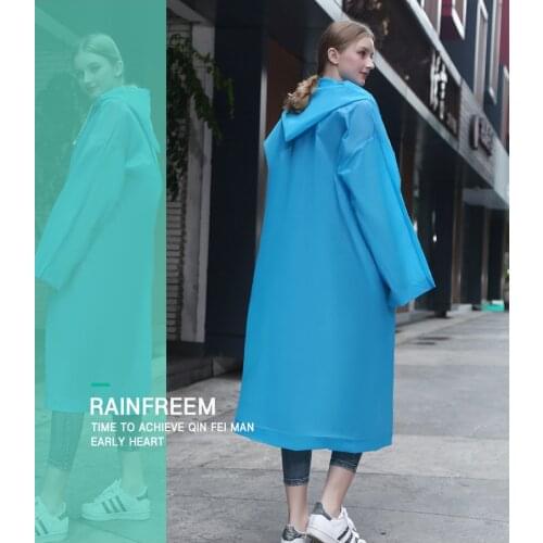 Fashion raincoat Environmental protection Light Poncho Travel Outdoor EVA Thickening raincoat