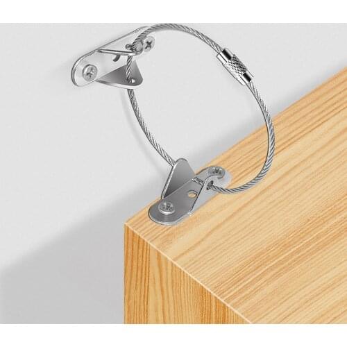 Home Child Protection Baby Safety 9 Set Furniture Anti-tip Straps Prevention Device for Kids Falling Furniture Prevention Device