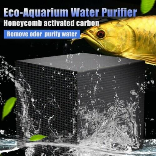 Purifier Cube Activated Carbon Nano Fish Tank Water Eco-Aquarium Water Purification Cleaning Cube Filter Block