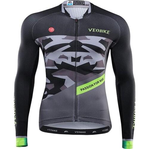 VEOBIKE Cycling Wear Long Sleeve Jacket Cycling Wear Mens Outdoor Cycling Wear Jacket Cycling Wear