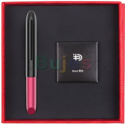 BANJU T-yao Lipstick Series Fountain Pen,0.4mm Nib Metal Iridium Pen Gift Box Set,Smooth Writing Business Office Supplies