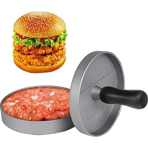 Round Non-stick Hamburger Meat Tortilla Pie Maker Press Kitchen Cooking Tool Meat Beef Grill Press For Cutlets Meat Tools