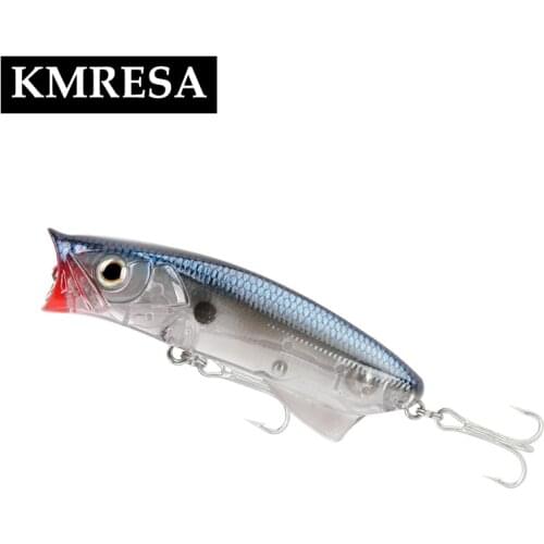 1pcs Popper Fishing Lure 11g/80mm artificial fishing bait Crankbait Wobblers high carbon steel hook Fishing Lures