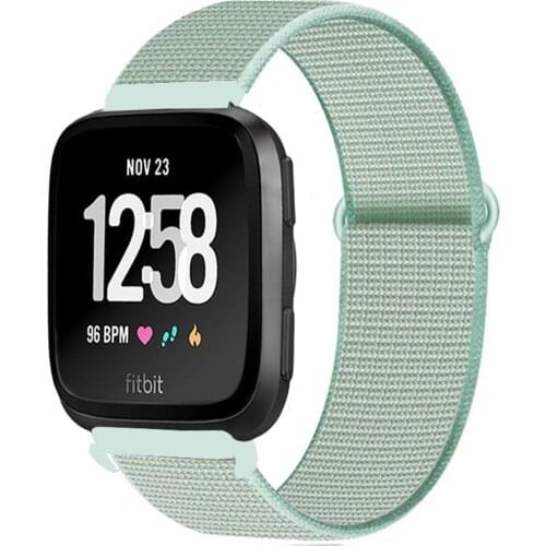 Nylon Loop Strap for Fitbit Versa/Lite/Versa 2 band Smartwatch replacment Watchband Bracelet correa for Versa 2 band accessories