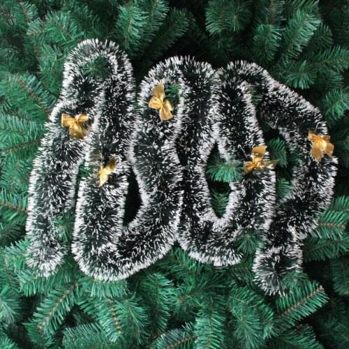 Christmas color bowknot stripe christmas tree decorations for home gift decoration new year 2020 Layout hotel lobby window