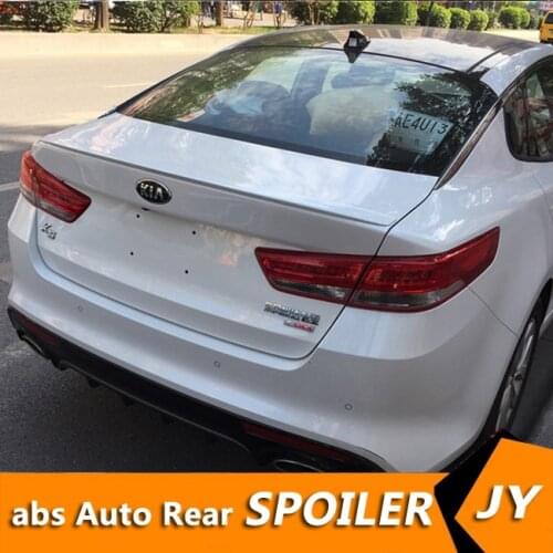 For KIA Optima Spoiler 2016-2018 K5 spoiler High Quality ABS Material Car Rear Wing Primer Color Rear Spoiler