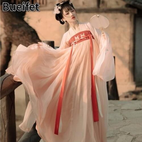 Traditional Hanfu Dress Ancient Chinese Costume Women Tang Suit Originale Princess Clothing Elegant Folk Fairy Cosplay for Stage