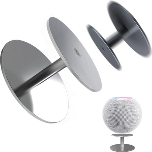 SPASH Aluminum Alloy Smart Speaker Stand Base Portable Desktop Holder for Homepod Mini Audio Loudspeaker Mounting Accessory