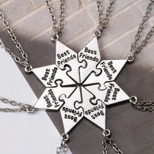 2020 New Men And Women Jewellery Necklace BFF Friendship Best Friend Letter Pendant Necklace As Jewelry Gift