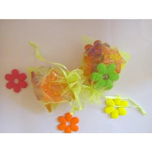 5000pcs 7*9cm Light Green Organza Gift Bag Jewelry Packaging Display Bags Drawstring Pouch For Bracelets/necklace/wed Yarn Bag