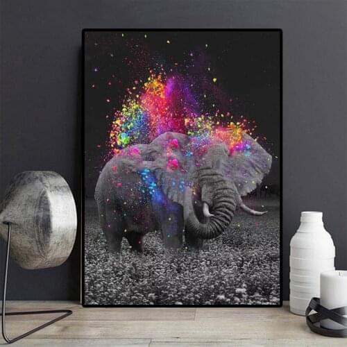 5d Diamond mosaic animal full Drill square round diamond embroidery Elephant Diamond Painting 5d diy handCrafts gift