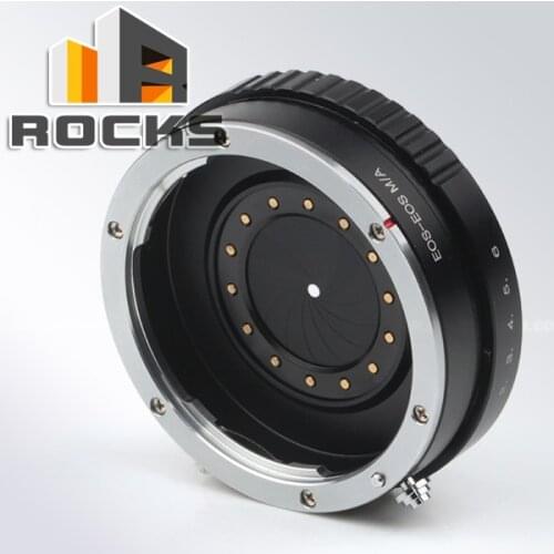 Pixco For EOS-EOS M/A Built-In Aperture Control Lens Adapter Suit For Canon EF Lens to Canon EOS M Camera