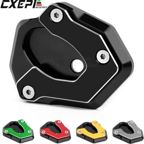 CNC Aluminum Side Stand Enlarger Kickstand Extension Plate pad For Kawasaki Z800 Z 800 2012-2016 2013 2014 2015 Z1000 Z800 Z650
