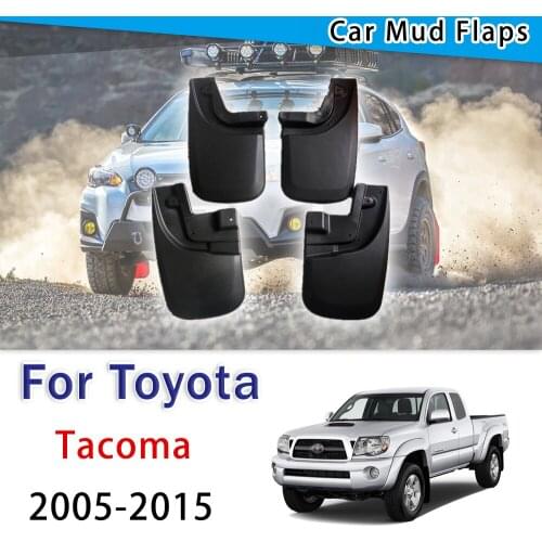 Car Mudflap for Toyota Tacoma 2005~2015 Fender Mud Guard Splash Flaps Mudguards Accessories 2006 2007 2008 2009 2010 2011 2012