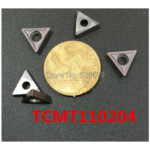 Free shipping for 50pcs-RRP-TCMT110204-VP15TF inserts, total 5 boxes. Made by Chinese factory, in good quality