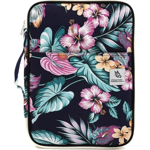 Large File Holder A4 Document Organizer Portfolio Filing Holder Printing Business Briefcase Office Book Folder Storage IPAD Case