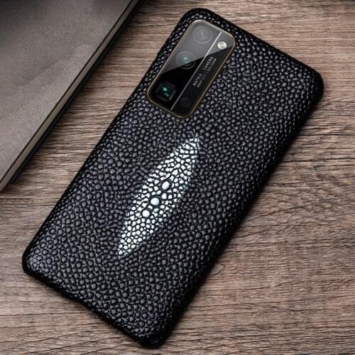 Luxury Genuine Leather Phone case for Huawei Honor 30 20 V30 Pro P40 Lite P30 P40 Mate 30 Full Protection Business Luxury covers