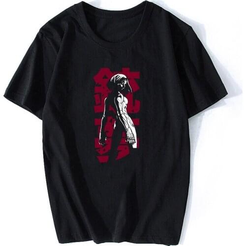 Battle Angel Alita T Shirt Gunnm Anime Gully Gally Fashion Style Black T-shirt Casual Design Unisex Men/Women Cotton Tee