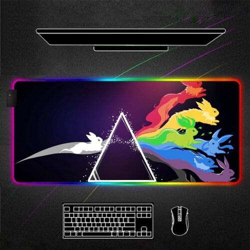 Gaming Mouse Pad RGB Gamer Accessories Large LED MousePad XXL Desk Mat with Backlit tappetino mouse desk pad podkladka pod mysz