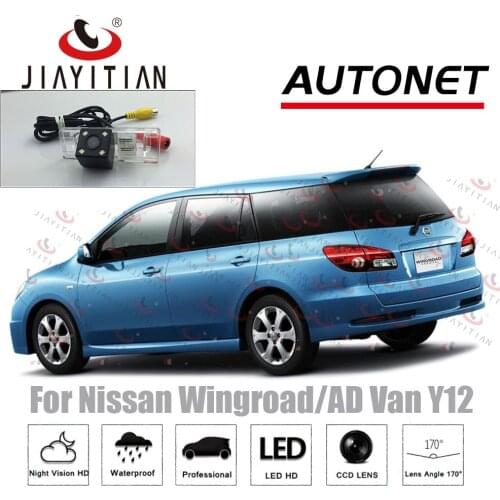 JIAYITIAN Rear View Camera For Nissan Wingroad AD Van Y12 Y11 2005~2018 Backup Camera/Night Vision/License Plate camera