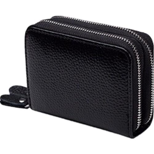 Wallets for Men Wallets Man Purses Wallets Womens Porte Monnaie Femme Leather Secure Spacious Cute girl bag Double Zippe