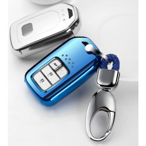 Beautiful New Soft TPU Car Key Case Full Cover For Honda Hrv Civic 2017 Accord 2003-2007 Cr-v Freed Pilot Auto Shell Accessories