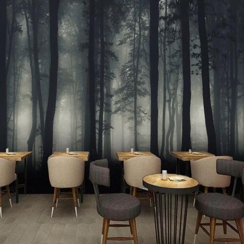 Custom 3D Photo Wallpaper Abstract Tree Forest Art Mural Wallpaper Modern Living Room Restaurant Wall Murals Wall Decor Painting