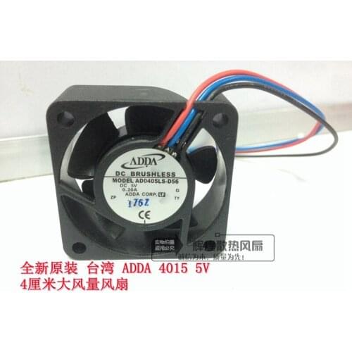 NEW ADDA AD0405LS-D56 4015 5V 0.2A 4CM Ball bearing high air volume cooling fan