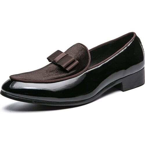 NXY Men's Patent Leather Shoes