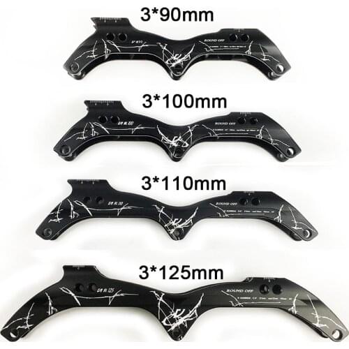Inline Speed Skates Frame For 3 * 125/110/100/90 mm Wheels Roller Skates Skating Accessories For Kids Adult DJ74